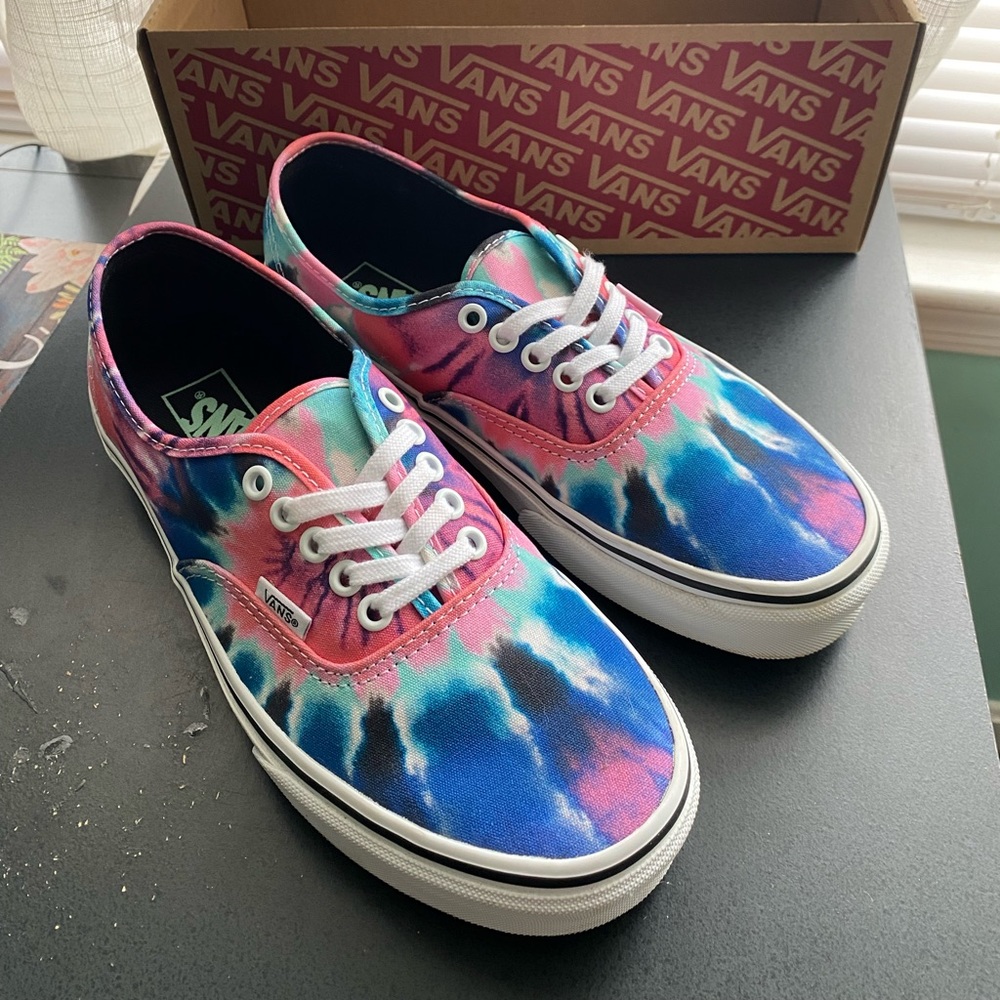New Vans Authentic Tie Dye W9.5